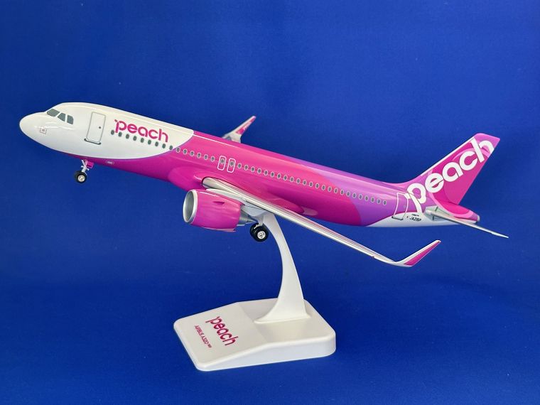 MM10010 EVER RISE PEACH / ピーチ A320neo JA215P 組立品 スナップインモデル 1:100 メーカー完売 Crosswing (Original) 1:100 PEACH / ピーチアビエーション ピーチ航空 A320neo プラスチック製