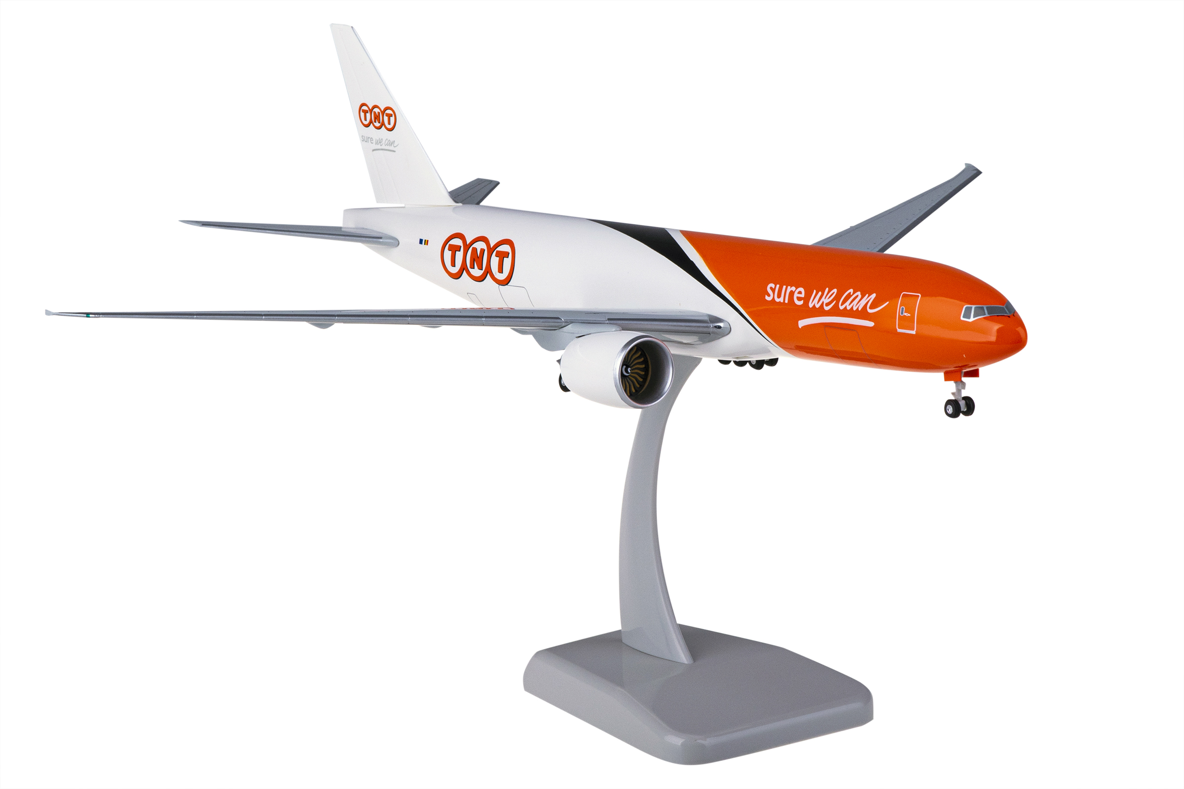 TAY001 Hogan ホーガン / LIMOX  TNT Express / TNTエクスプレス B777F 組立式 ランディングギア・スタンド付 1:200 完売しました。