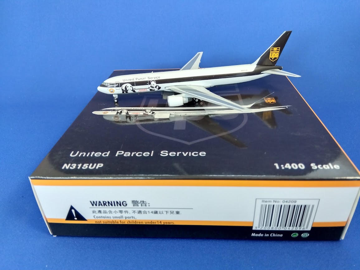 04209 Phoenix UPS / ユーピーエス Panda express Polish B767-300ER N315UP 1:400 完売しました。 Phoenix 1:400 UPS / ユーピーエス ユナイテッド・パーセル・サービス 767-300 亜鉛ダイキャスト製