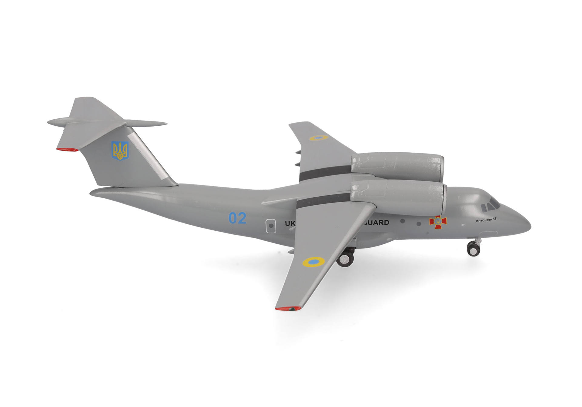 573627 Herpa National Guard of Ukraine / ウクライナ国家警備隊 AN-72 02 ブルー 1:200 予約 Herpa 1:200 National Guard of Ukraine / ウクライナ国家警備隊 An-72 プラスチック製