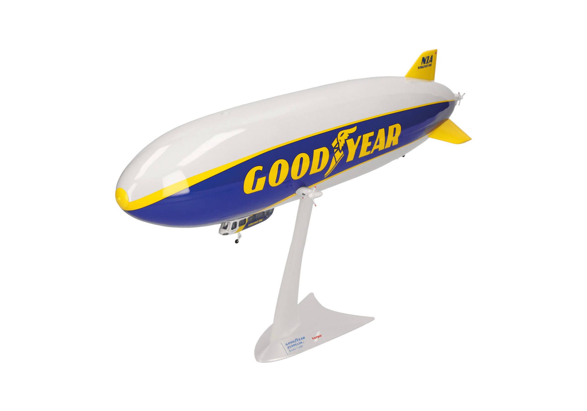 573634 Herpa GOOD YEAR / グッドイヤー Zeppelin NT N1A Wingfoot One 1:200 予約 Herpa 1:200 GOOD YEAR / グッドイヤー 飛行船 プラスチック製