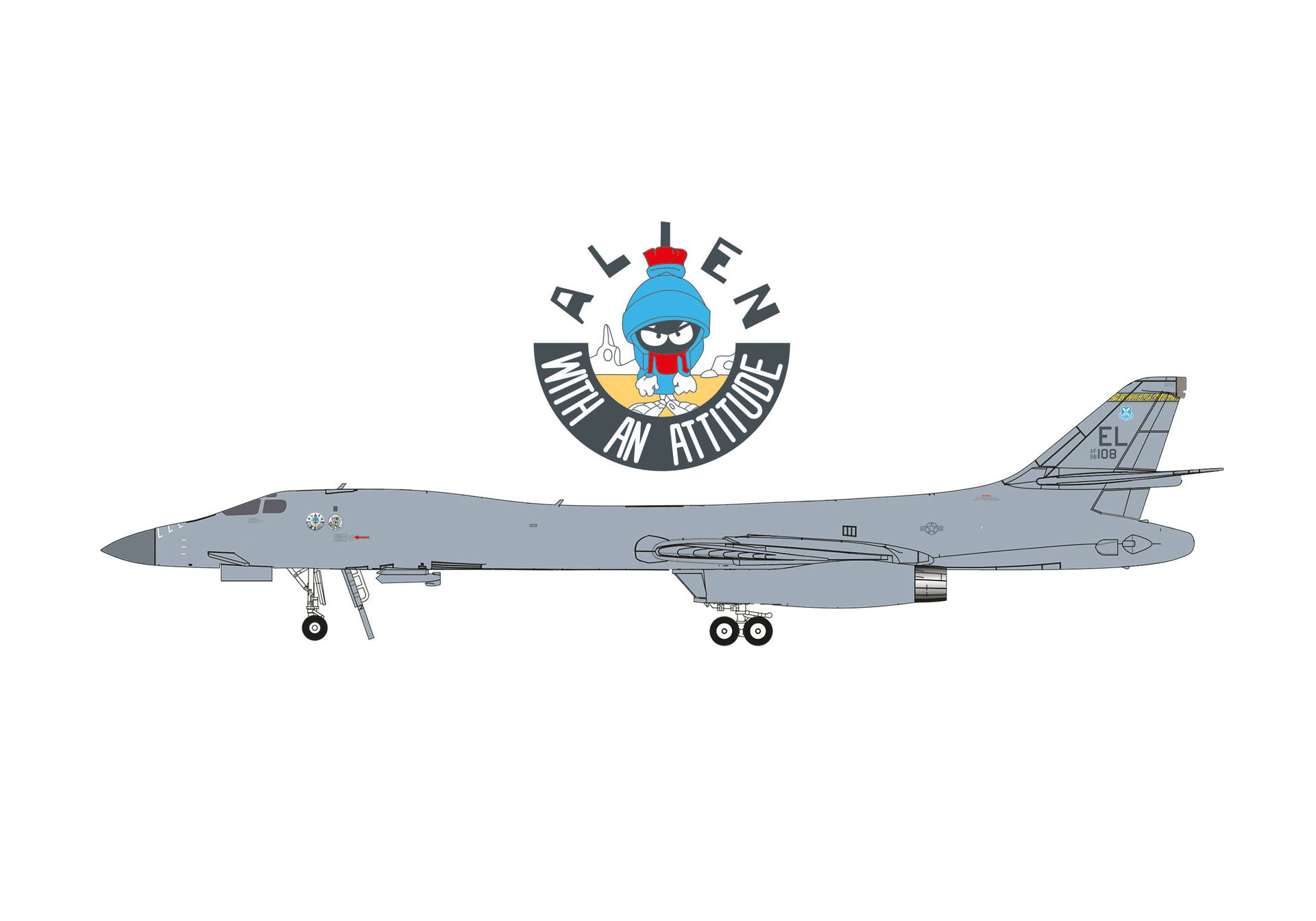 573658 Herpa U.S. Air Force / アメリカ空軍 B-1B 86-0108 エルスワース空軍基地 37爆撃飛行隊 