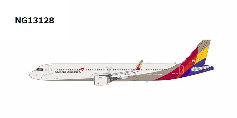 NG13128 NG MODELS Asiana Airlines / アシアナ航空 A321neo HL8399 1:400 お取り寄せ NG MODELS 1:400 Asiana Airlines / アシアナ航空 A321neo 亜鉛ダイキャスト製