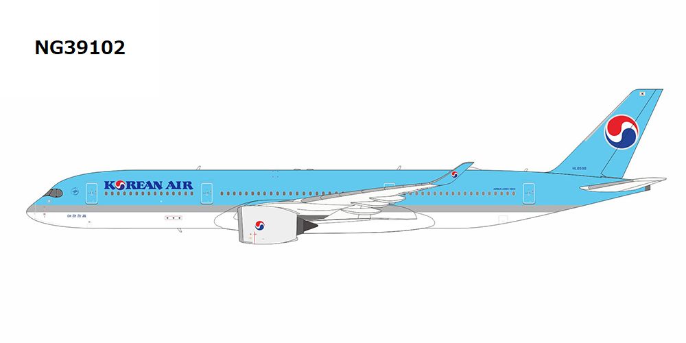 NG39102 NG MODELS Korean Air / 大韓航空 the 1st A350 for KE A350-900 HL8598 1:400 お取り寄せ NG MODELS 1:400 Korean Air / 大韓航空 A350-900 亜鉛ダイキャスト製