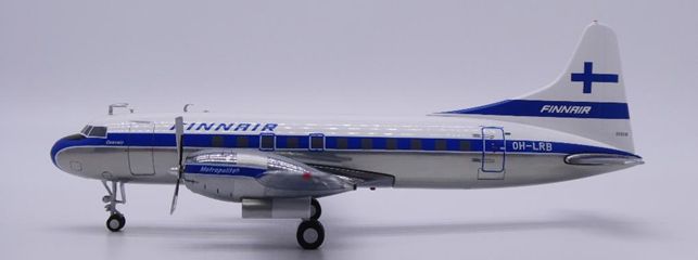 XX20574 JC WING FINNAIR / フィンエア Polished CV-440 OH-LRB スタンド付 1:200 メーカー完売 JC WING 1:200 FINNAIR / フィンエア CV440 亜鉛ダイキャスト製