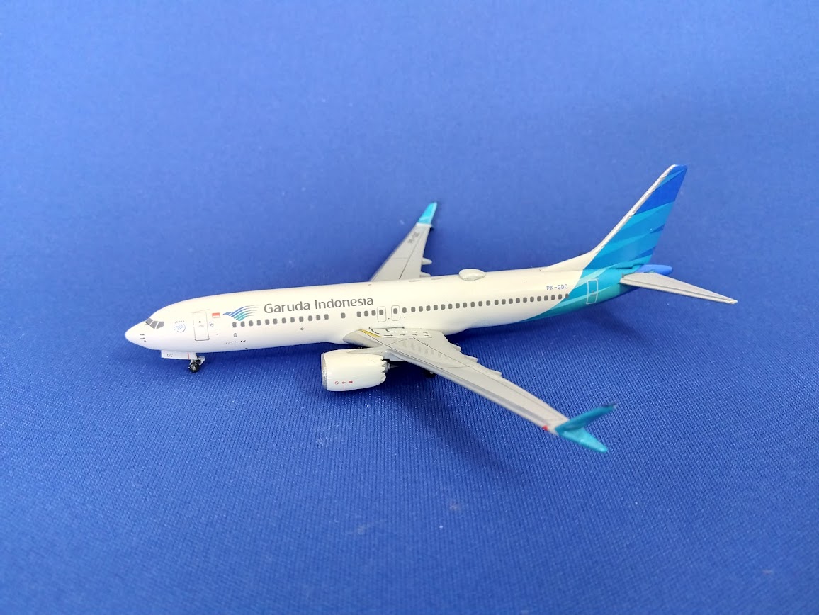 AC419303 Aero classics Garuda Indonesia / ガルーダインドネシア航空/ガルーダ航空 B737 MAX8 PK-GDC 1:400 メーカー完売