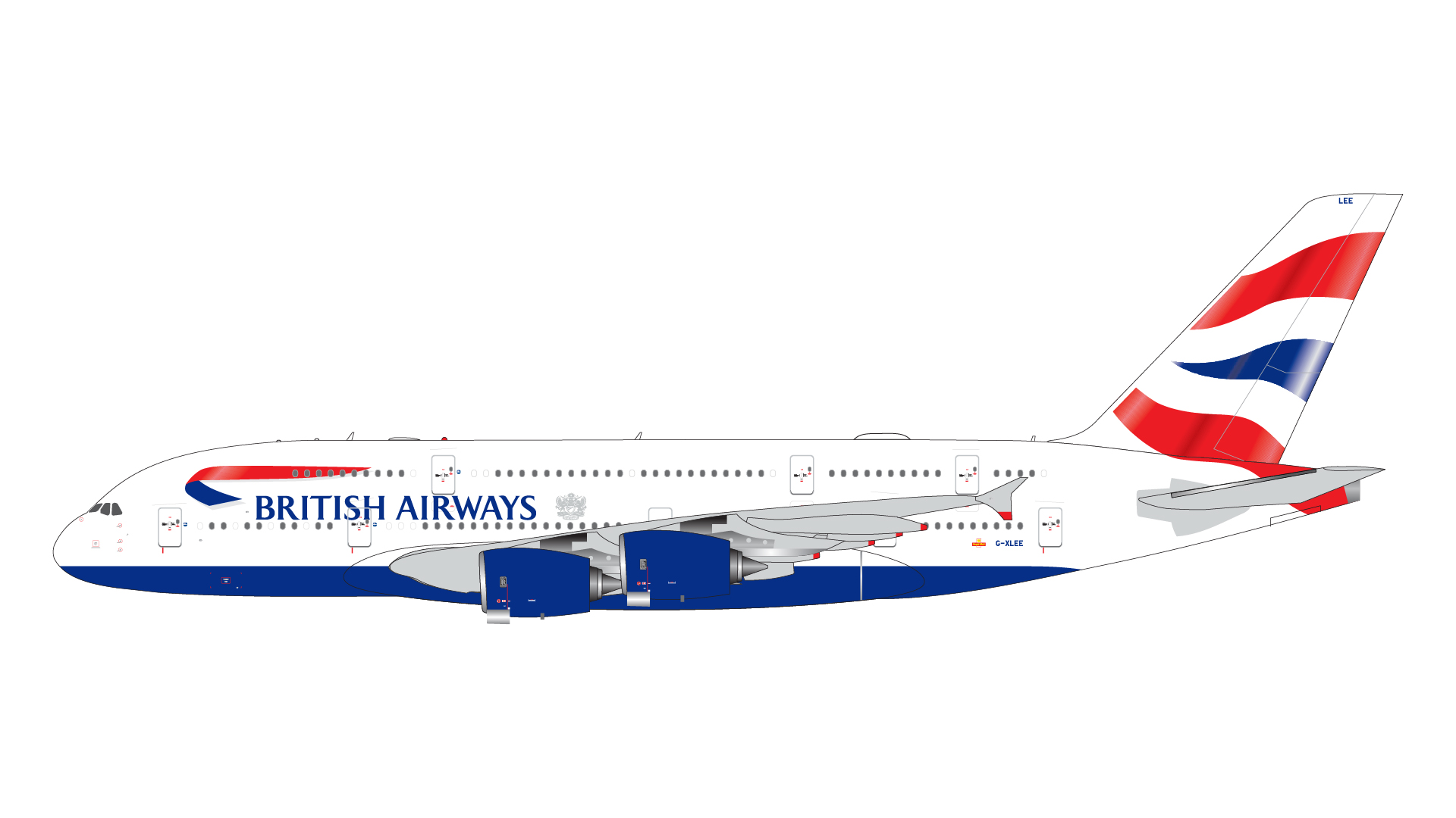 GJBAW2325 GEMINI JETS British Airways / 英国航空 ブリティッシュ・エアウェイズ A380-800 G-XLEE 1:400 完売しました。