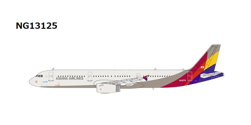 NG13125 NG MODELS Asiana Airlines / アシアナ航空 new titles A321-200 HL8279 1:400 お取り寄せ