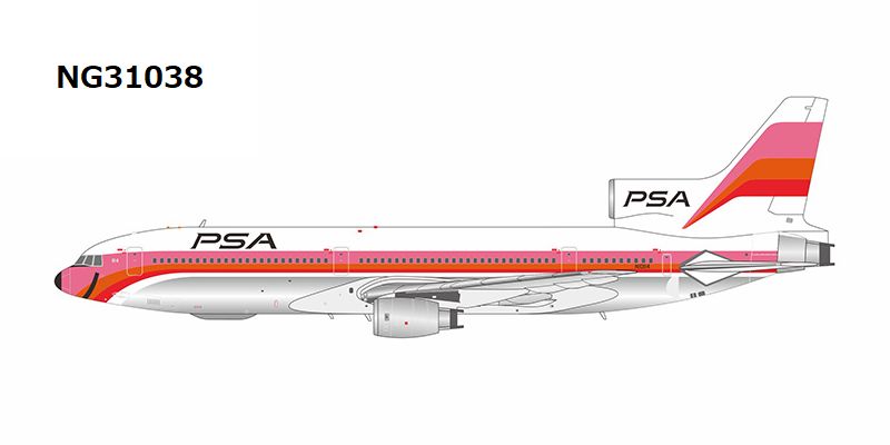 NG31038 NG MODELS PSA/Pacific Southwest Airlines / パシフィック・サウスウエスト・エアラインズ with extra underbody fairing  L-1011-1 N10114 1:400　お取り寄せ