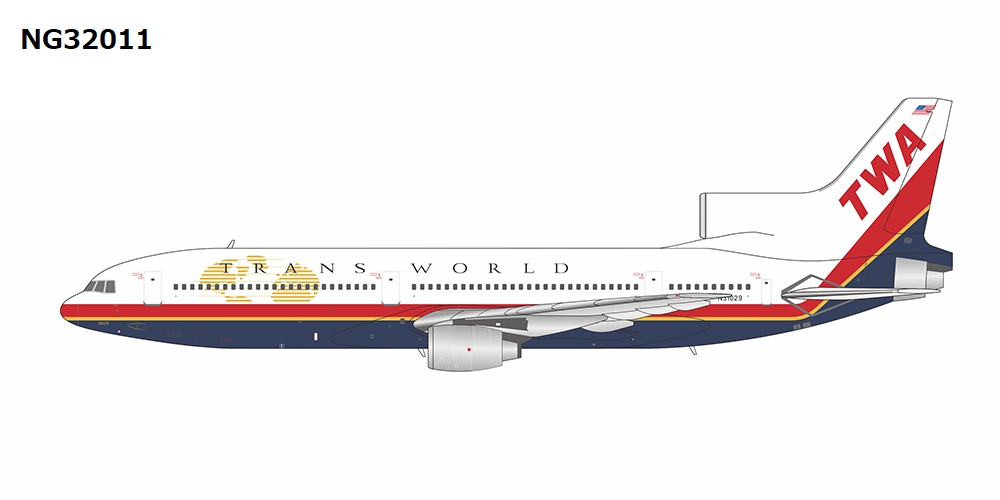 NG32011 NG MODEL TWA Trans World Airlines / トランス・ワールド航空 final L-1011-200 N31029 1:400 完売しました。 NG MODELS 1:400 TWA Trans World Airlines / トランス・ワールド航空 L-1011 亜鉛ダイキャスト製