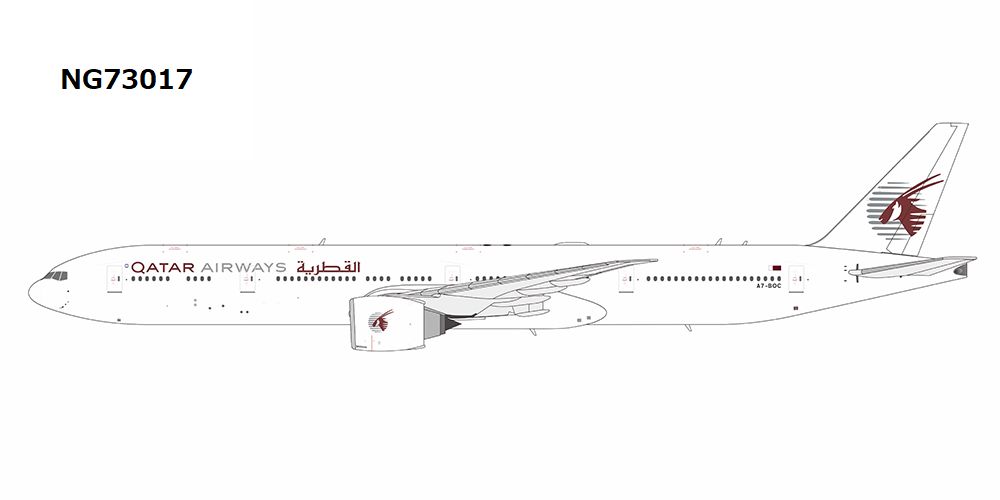 NG73017 NG MODELS Qatar Airways / カタール航空 B777-300ER A7-BOC 1:400 お取り寄せ