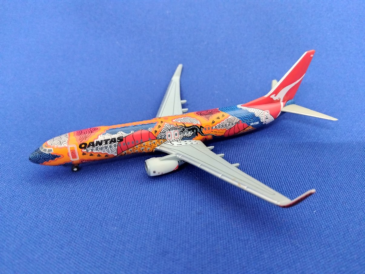 501392 Herpa Qantas Airways / カンタス航空 YANANYI DREAMING B737-800 VH-VXB 1:500 完売しました。