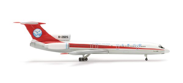 502290 Herpa SICHUAN / 四川航空 Tu-154M B-2625 1:500 完売しました。 Herpa 1:500 Sichuan Airlines / 四川航空 Tu-154 亜鉛ダイキャスト製