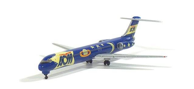 507677 Herpa AOM French Airlines / AOMフランス航空 MD-83 F-GGMB 1:500 完売しました。 Herpa 1:500 AOM French Airlines / AOMフランス航空 MD-80 亜鉛ダイキャスト製