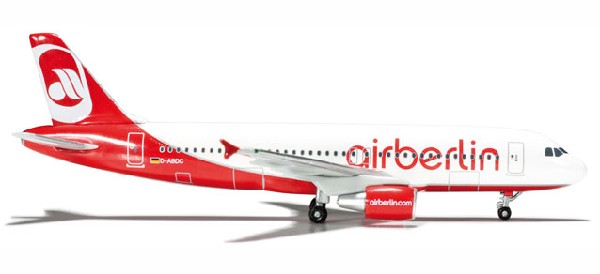 508254 Herpa Air Berlin / エア・ベルリン A320 D-ABDC 1:500 完売しました。