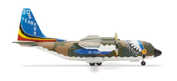 509497 Herpa Belgium Air Force / ベルギー空軍 第20飛行隊創設20周年記念塗装 C-130 CH-05 1:500 メーカー完売 Herpa 1:500 Belgium Air Force / ベルギー空軍 C-130 ハーキュリーズ 亜鉛ダイキャスト製