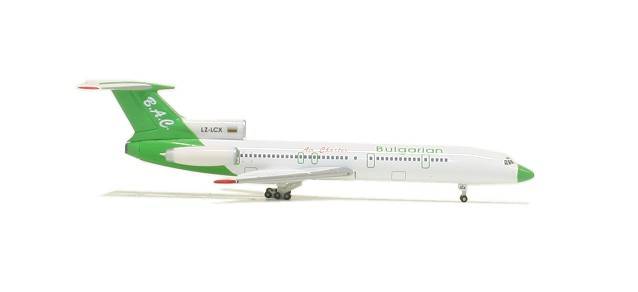 510899 Herpa CLUB MODELS BULGARIAN AIR CHARTER(BAC) / ブルガリアン・エア・チャーター Tu-154M LZ-LCX  1:500 完売しました。 Herpa CLUB MODELS 1:500 BULGARIAN AIR CHARTER / ブルガリアン・エア・チャーター Tu-154 亜鉛ダイキャスト製