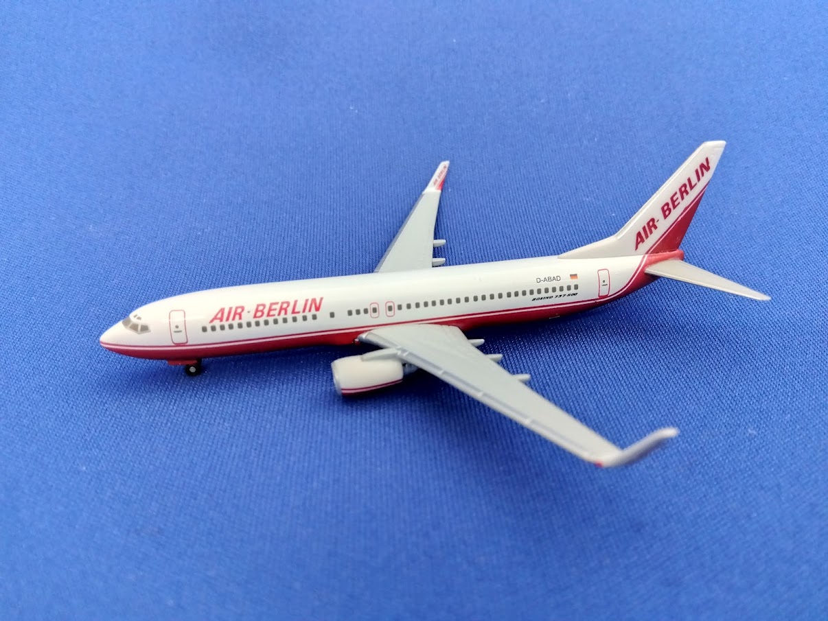 513067 Herpa Air Berlin / エア・ベルリン B737-800 D-ABAD 1:500 メーカー完売 Herpa 1:500 Air Berlin / エア・ベルリン 737-800 亜鉛ダイキャスト製