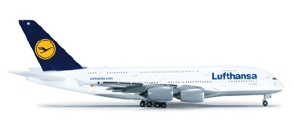 516174 Herpa Lufthansa / ルフトハンザドイツ航空 A380 D-AIMI Berlin 1:500 完売しました。 Herpa 1:500 Lufthansa / ルフトハンザドイツ航空 A380 亜鉛ダイキャスト製