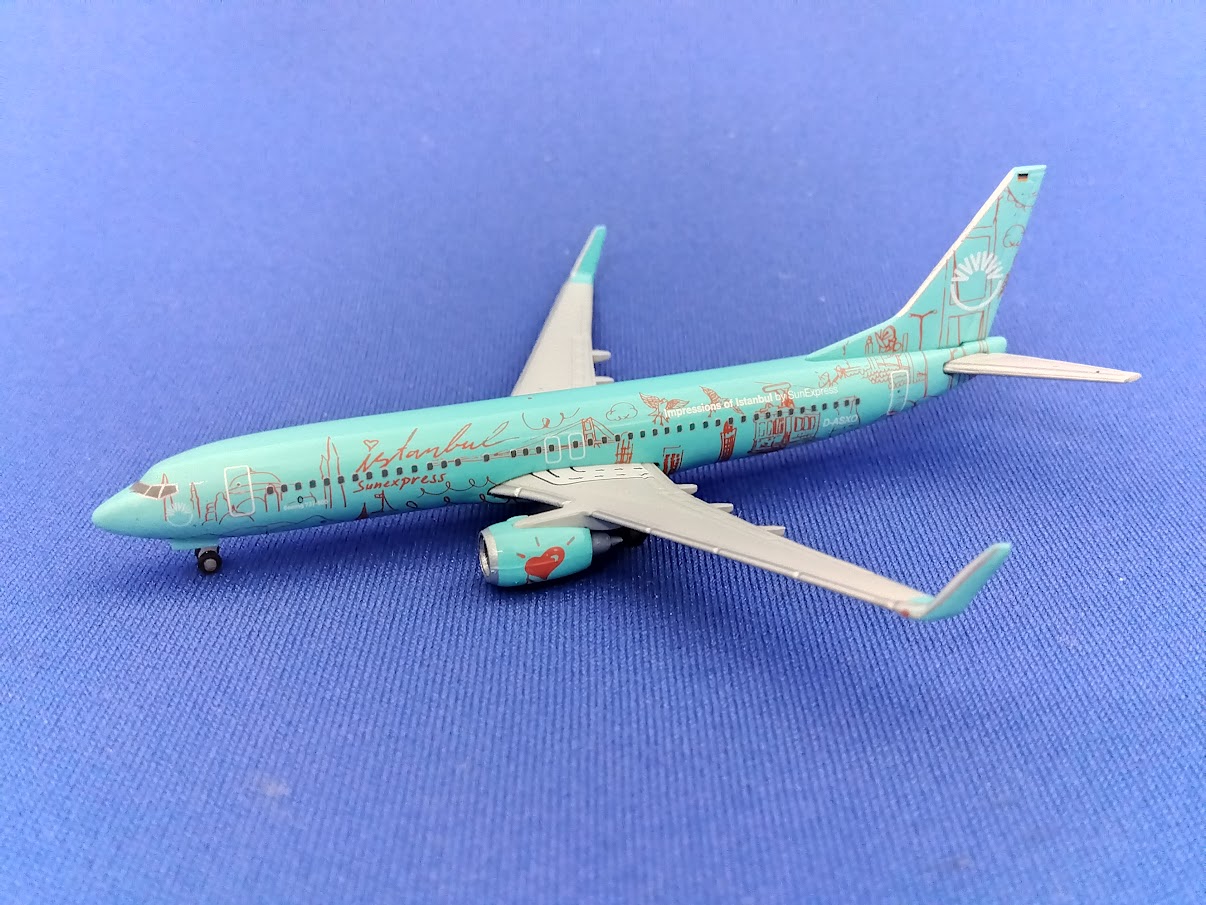 531832 Herpa CLUB MODELS SunExpress / サンエクスプレス Istanbul B737-800 D-ASXO 1:500 メーカー完売