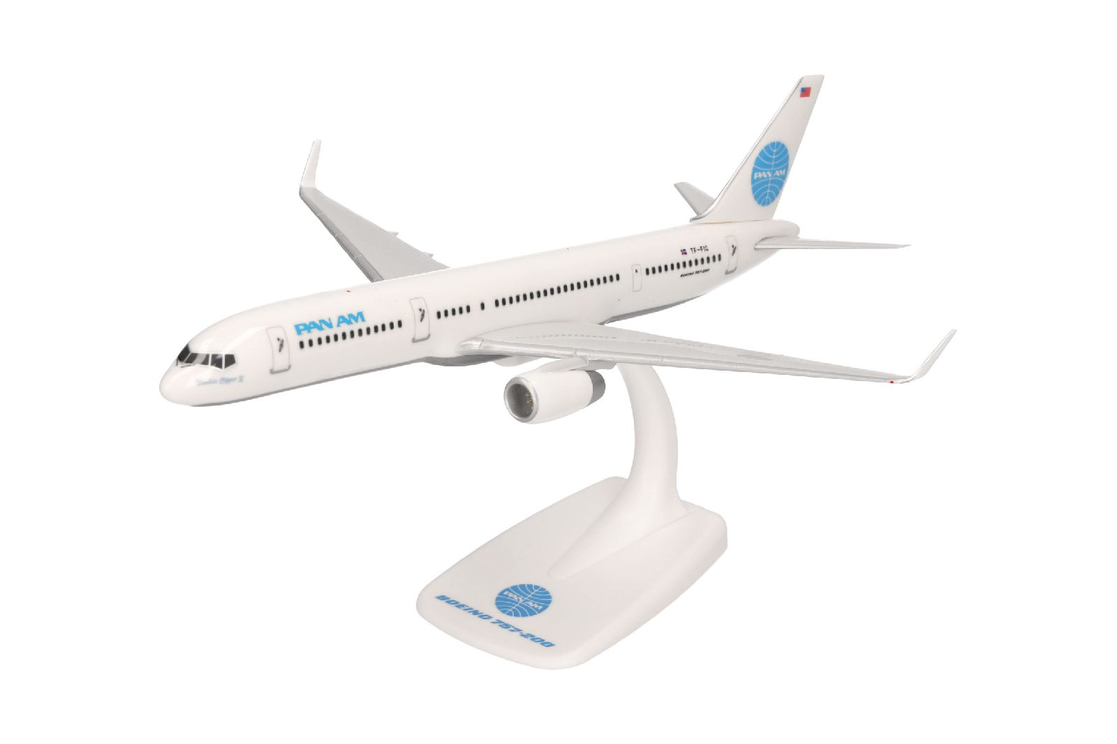 614603 Herpa SNAPFIT Pan American Airways / パンアメリカン航空 B757-200 TF-FIC Yankee Clipper Ⅱ 1:200 予約 Herpa SNAPFIT 1:200 Pan American Airways / パンアメリカン航空/パンナム 757-200 プラスチック製