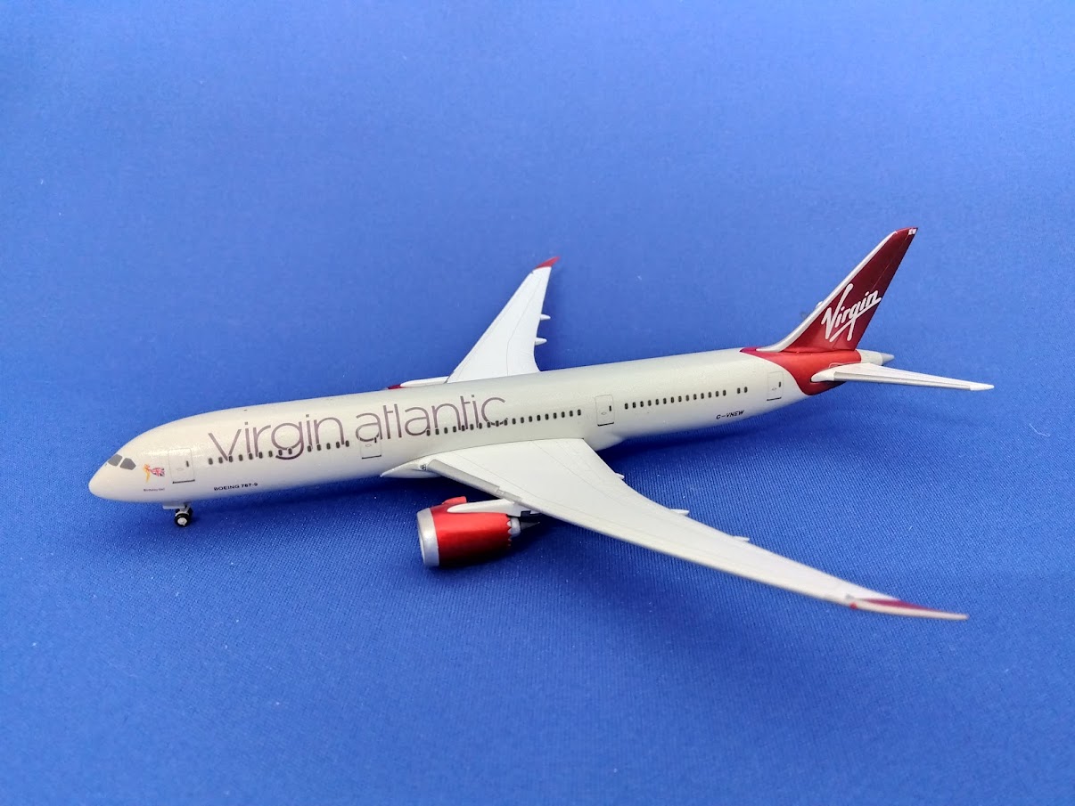 975990 航空会社オフィシャルモデル GEMINI JETS Virgin Atlantic Airways / ヴァージン・アトランティック航空 B787-9 G-VNEW 1:400 完売しました。