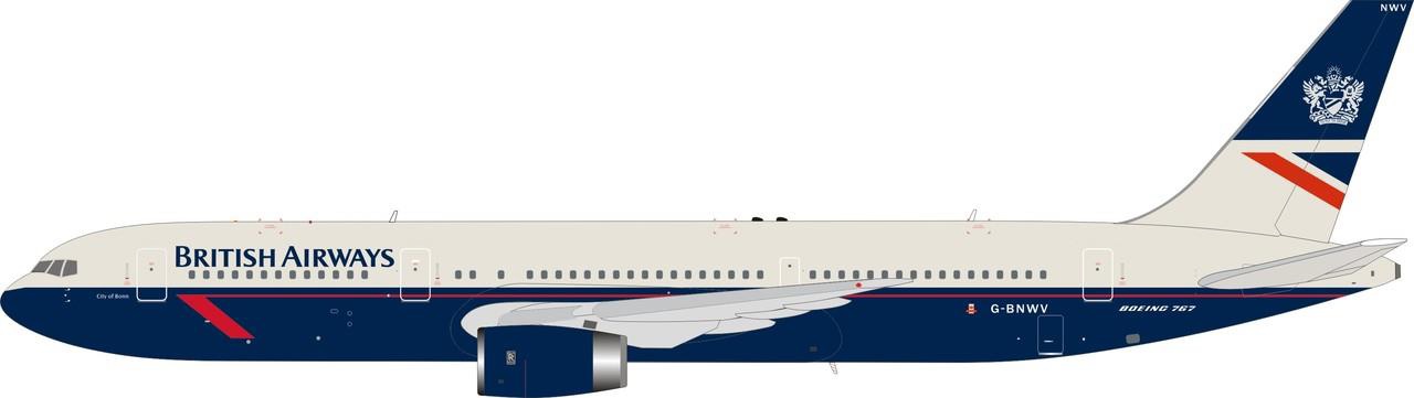 ARDBA11 ARD200 British Airways / 英国航空 ブリティッシュ・エアウェイズ  B767-300 G-BNWV 1:200 完売しました。 ARD200 1:200 British Airways / 英国航空 ブリティッシュ・エアウェイズ 767-300 亜鉛ダイキャスト製