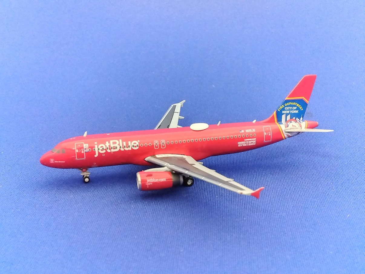 GJJBU1508 航空会社オフィシャルモデル GEMINI JETS JetBlue Airways / ジェットブルー航空 A320 N615JB FIRE DEPARTMENT 1:400 メーカー完売 GEMINI JETS 航空会社オフィシャルモデル 1:400 JetBlue Airways / ジェットブルー航空 A320 亜鉛ダイキャスト製