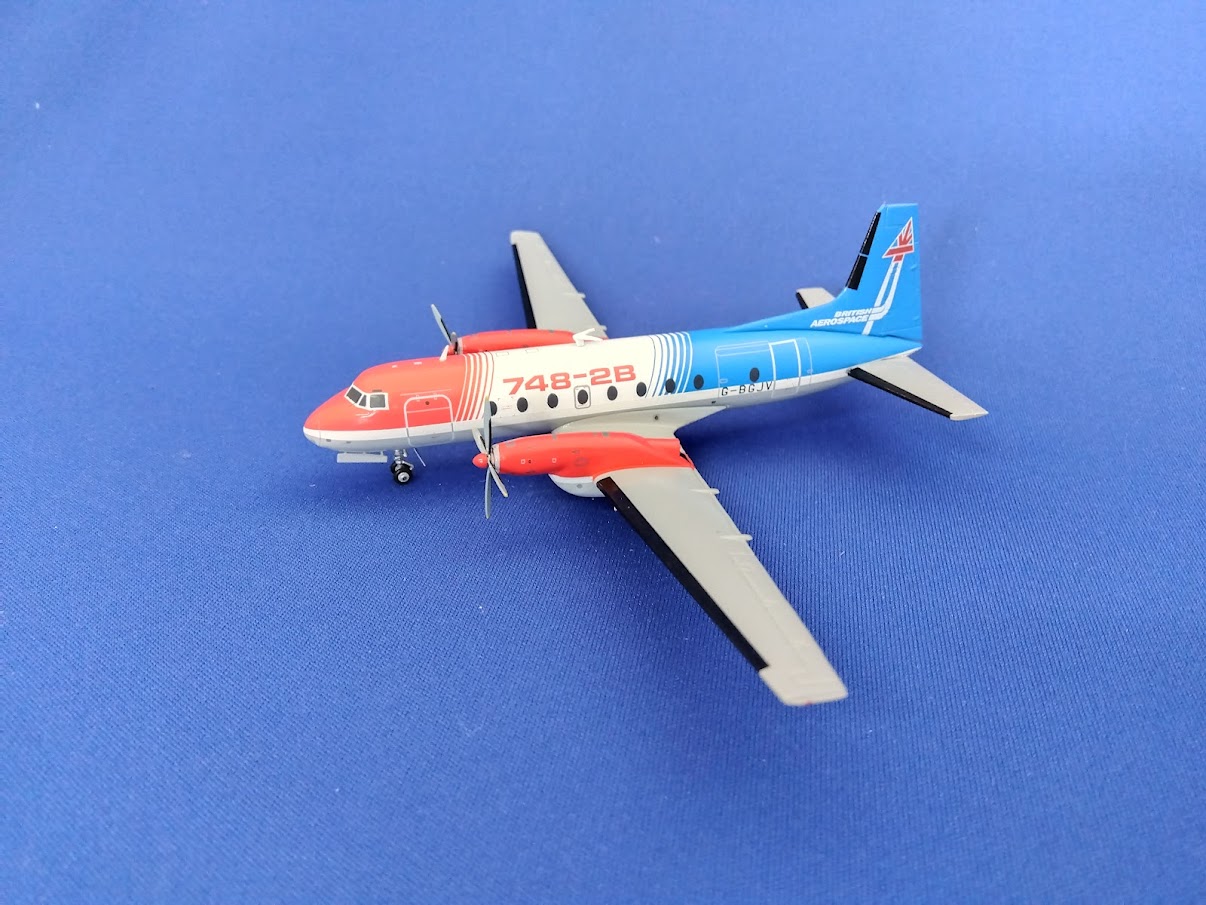 LH2274 JCWING House color / ハウスカラー HS-748 G-BGJV 1:200 完売しました。 JC WING 1:200 House color / ハウスカラー HS-748 亜鉛ダイキャスト製