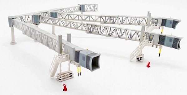 LH2277 JCWING 空港アクセサリー 搭乗ゲート/Boarding bridge A380用 Clear 1:200 完売しました。