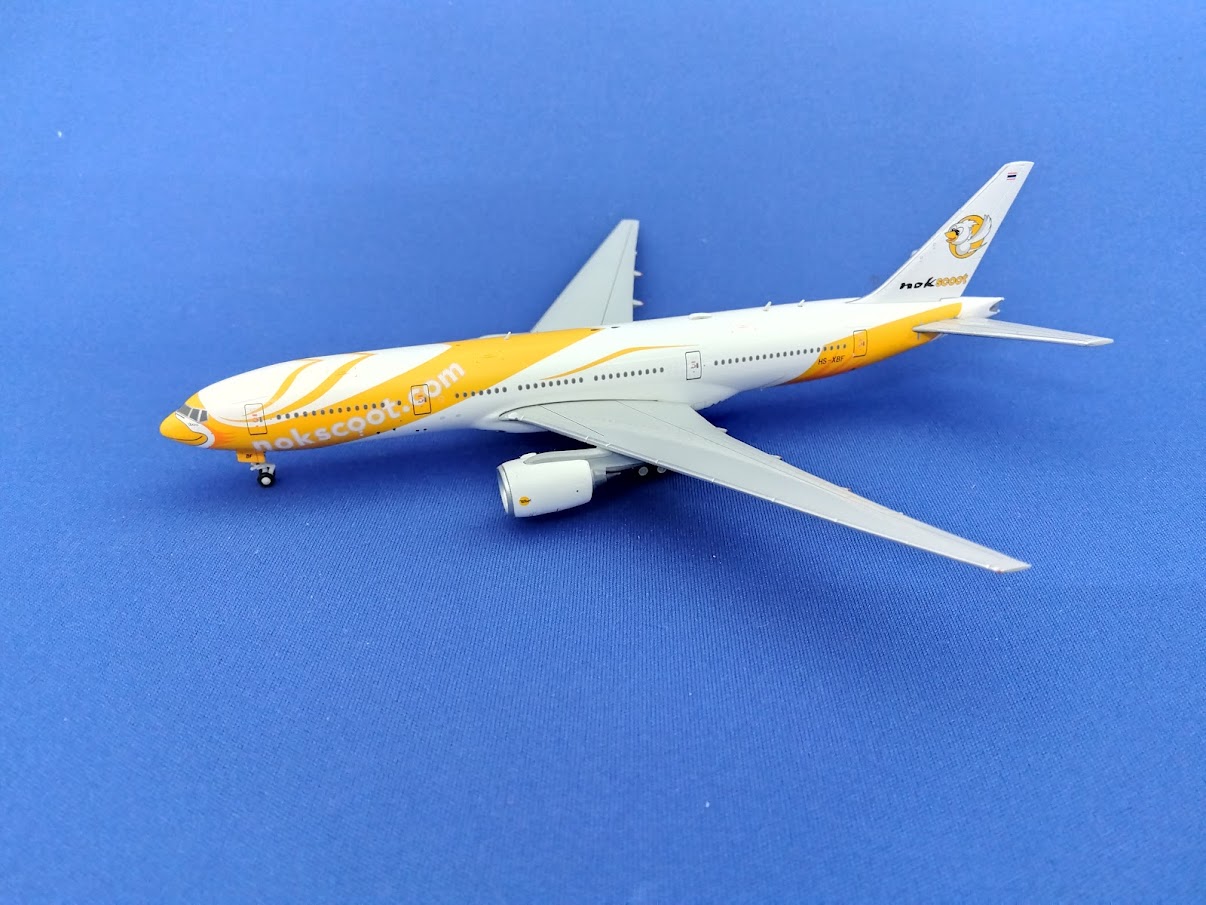 LH4255 JCWING NokScoot / ノックスクート B777-200ER HS-XBF 1:400 完売しました。 JC WING 1:400 NokScoot / ノックスクート 777-200 亜鉛ダイキャスト製