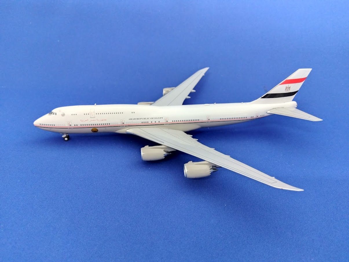 LH4318 JCWING Egypt Government / エジプト政府専用機 B747-8 SU-EGY 1:400 完売しました。