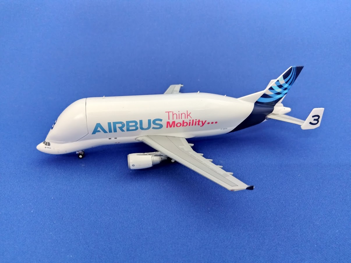 LH4380C JCWING Airbus Beluga / エアバス ベルーガ A300-600ST #3 F-GSTC 1:400 完売しました。 JC WING 1:400 Airbus Beluga / エアバス ベルーガ A300-600ST Beluga 亜鉛ダイキャスト製