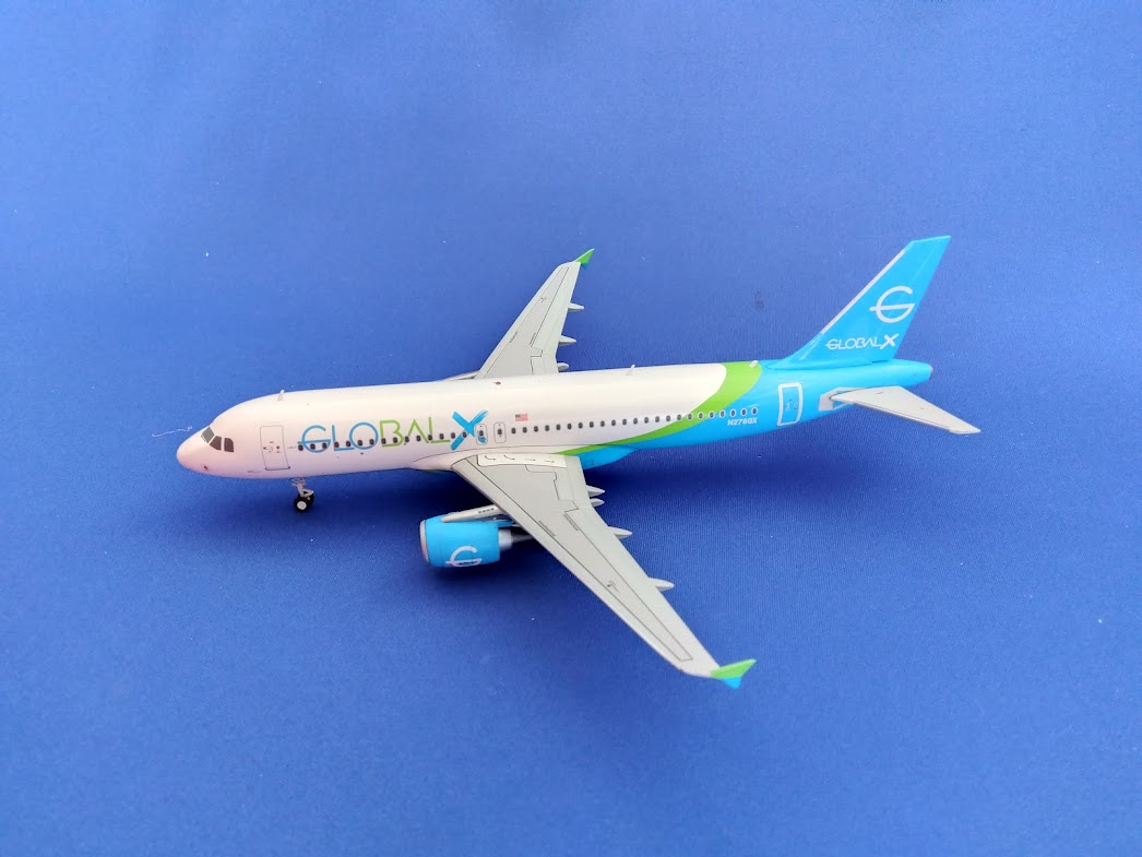 XX20334 JCWING Global X /Global Crossing Airlines / グローバル X A320 N276GX 1:200 メーカー完売 JC WING 1:200 Global X / Global Crossing Airlines / グローバル X A320 亜鉛ダイキャスト製