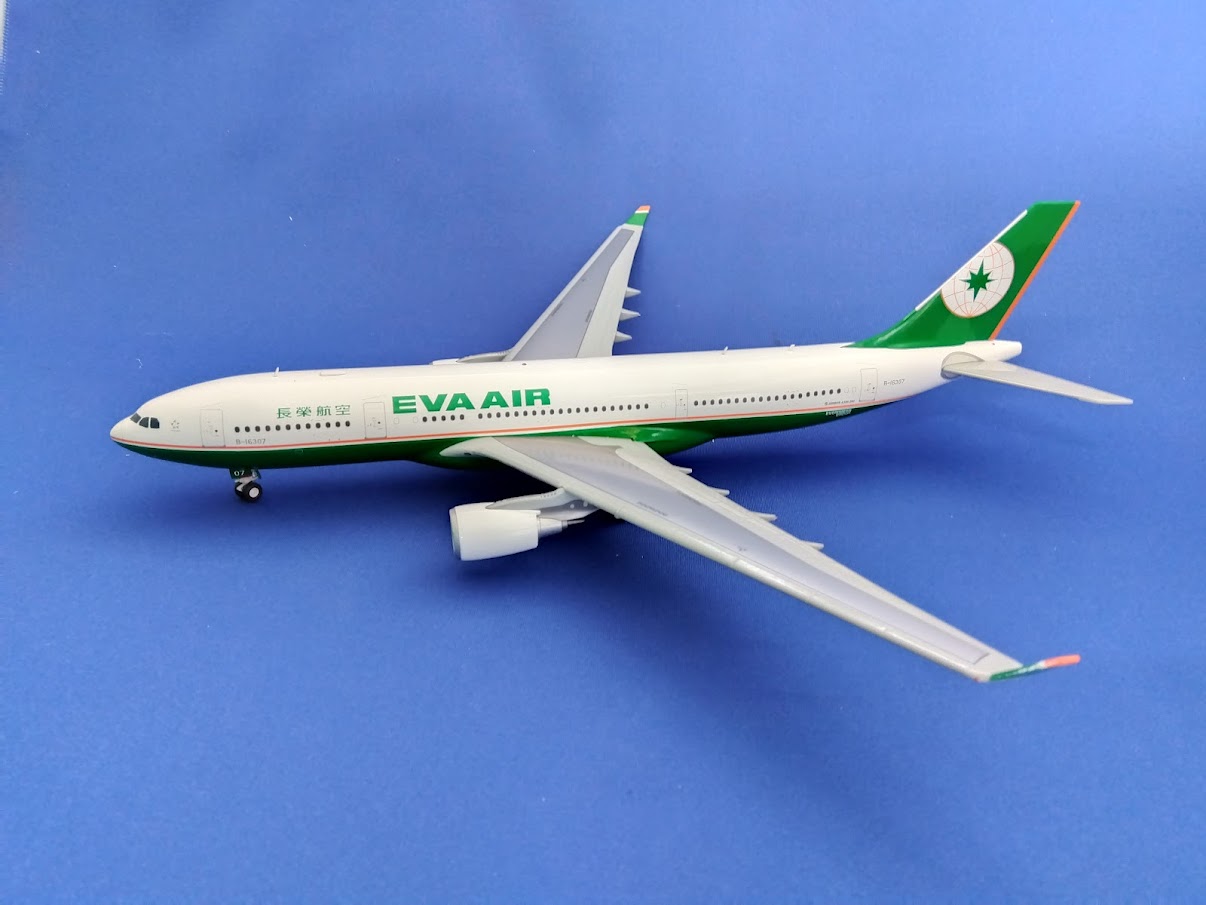 XX2961 JCWING EVA AIR / エバー航空/エヴァエア/長栄航空 A330-200 B-16307 1:200 メーカー完売 JC WING 1:200 EVA AIR / エバー航空/エヴァエア/長栄航空 A330-200 亜鉛ダイキャスト製