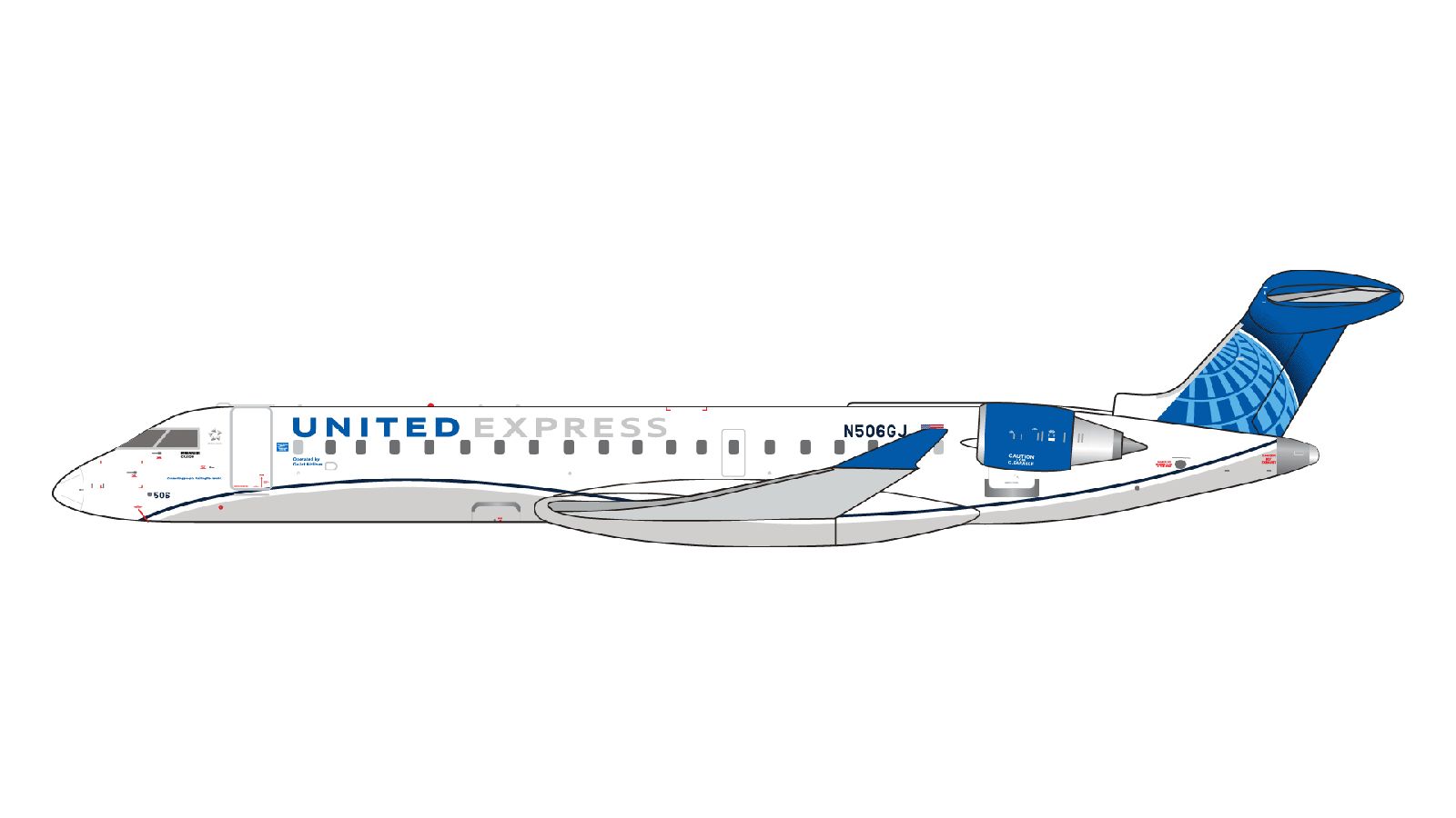 GJUAL2341 GEMINI JETS United Express / ユナイテッドエクスプレス CRJ-550 N506GJ 1:400 メーカー完売 GEMINI JETS 1:400 United Express / ユナイテッドエクスプレス CRJ550 亜鉛ダイキャスト製