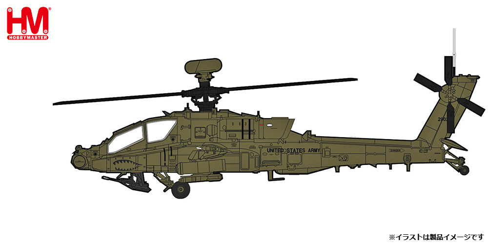 HH1221 HOBBY MASTER U.S. Army / アメリカ陸軍 AH-64E “Apache Guardian” 12-09025 16th Combat Aviation Brigade 1:72 お取り寄せ