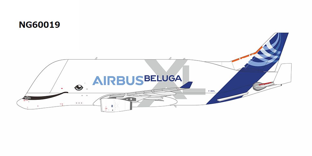 NG60019 NG MODELS Airbus Transport International / エアバス・トランスポート・インターナショナル revised test flight livery A330-743L Beluga XL F-WBXL 1:400 お取り寄せ