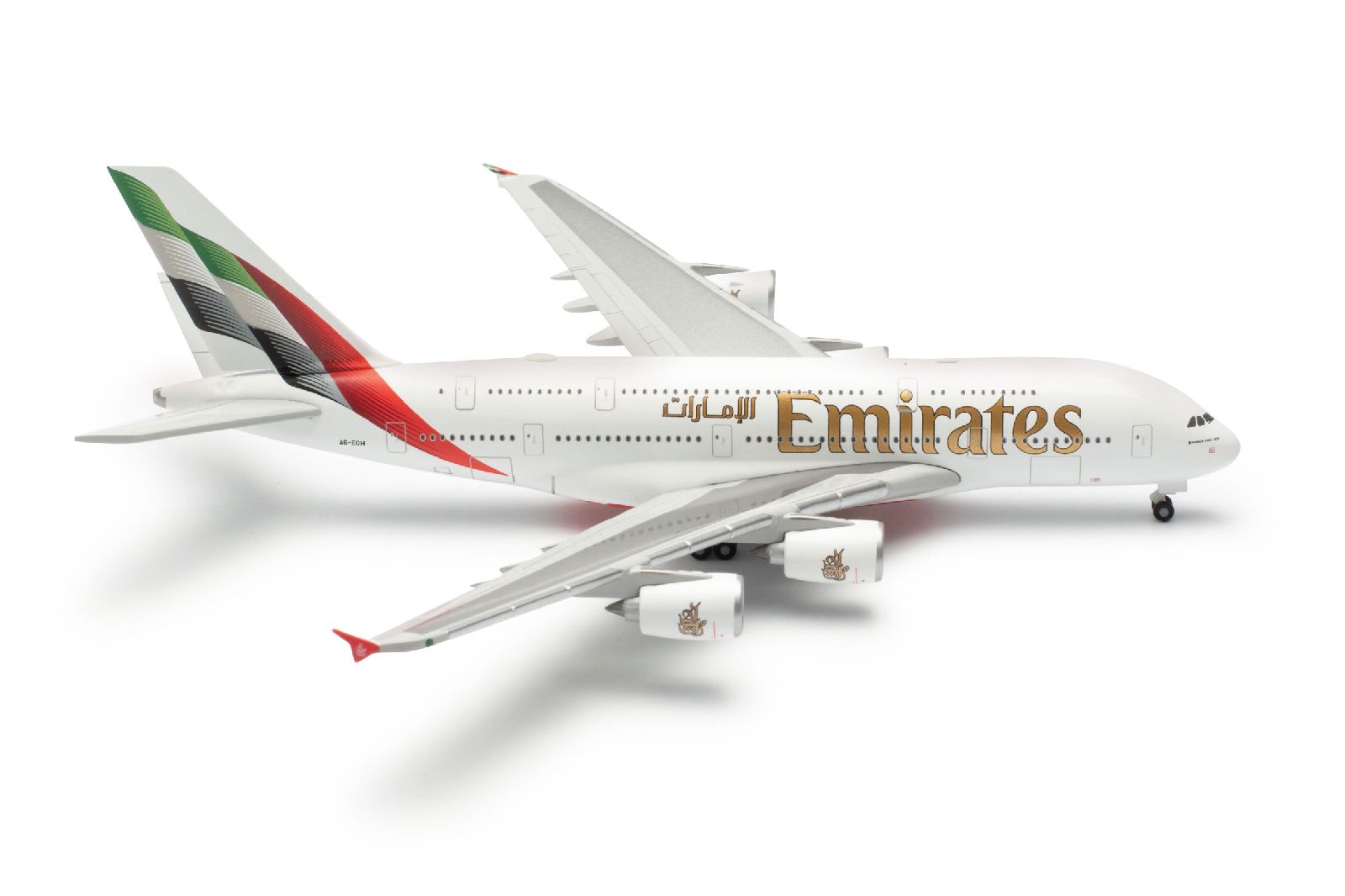 537193-001 Herpa Emirates / エミレーツ航空 A380 A6-EOH 1:500 完売しました。