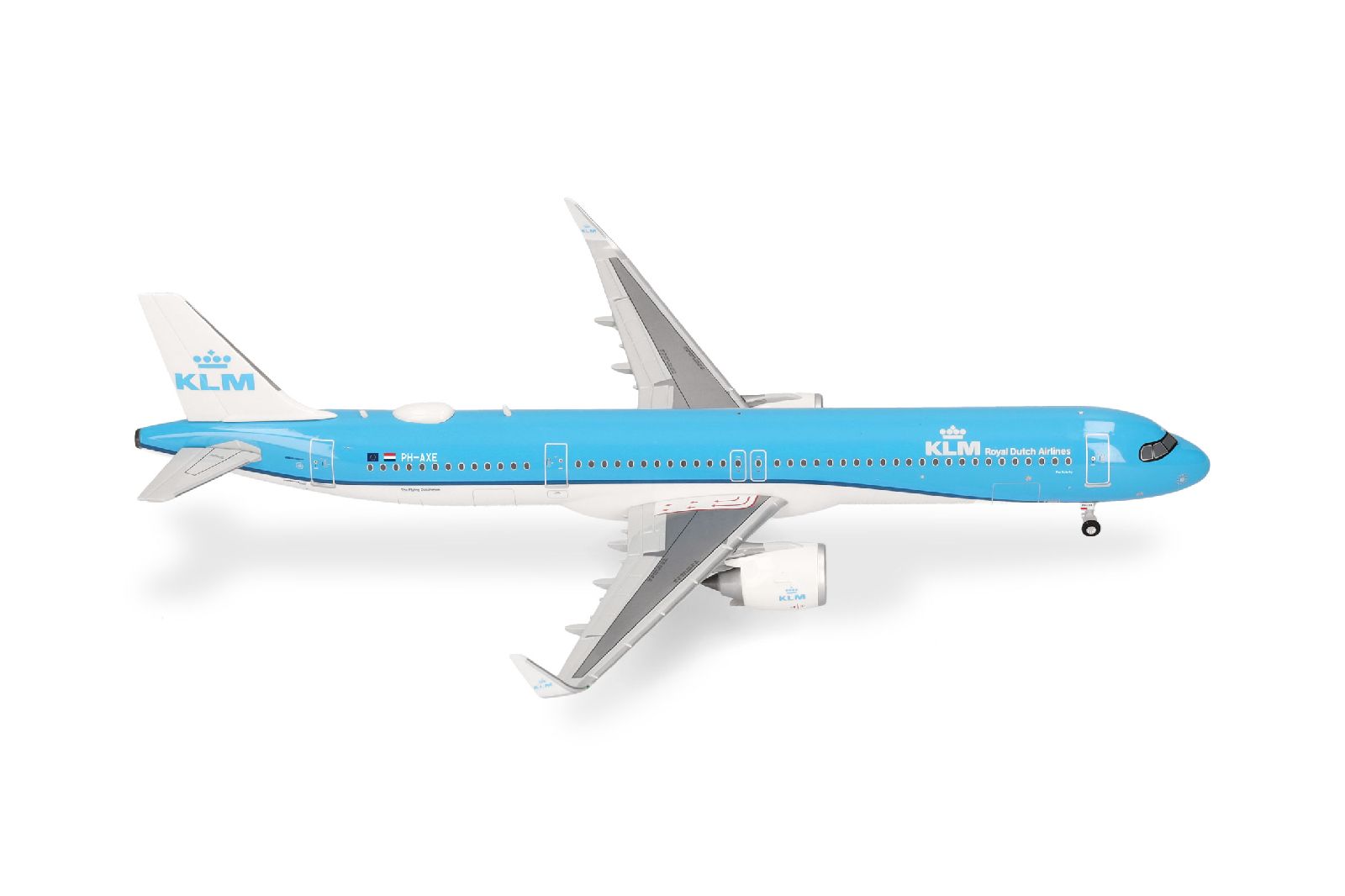573801 Herpa KLM / KLMオランダ航空 A321neo PH-AXE Landkaartje/Map Butterfly 1:200 お取り寄せ Herpa 1:200 KLM / KLMオランダ航空 A321neo プラスチック製
