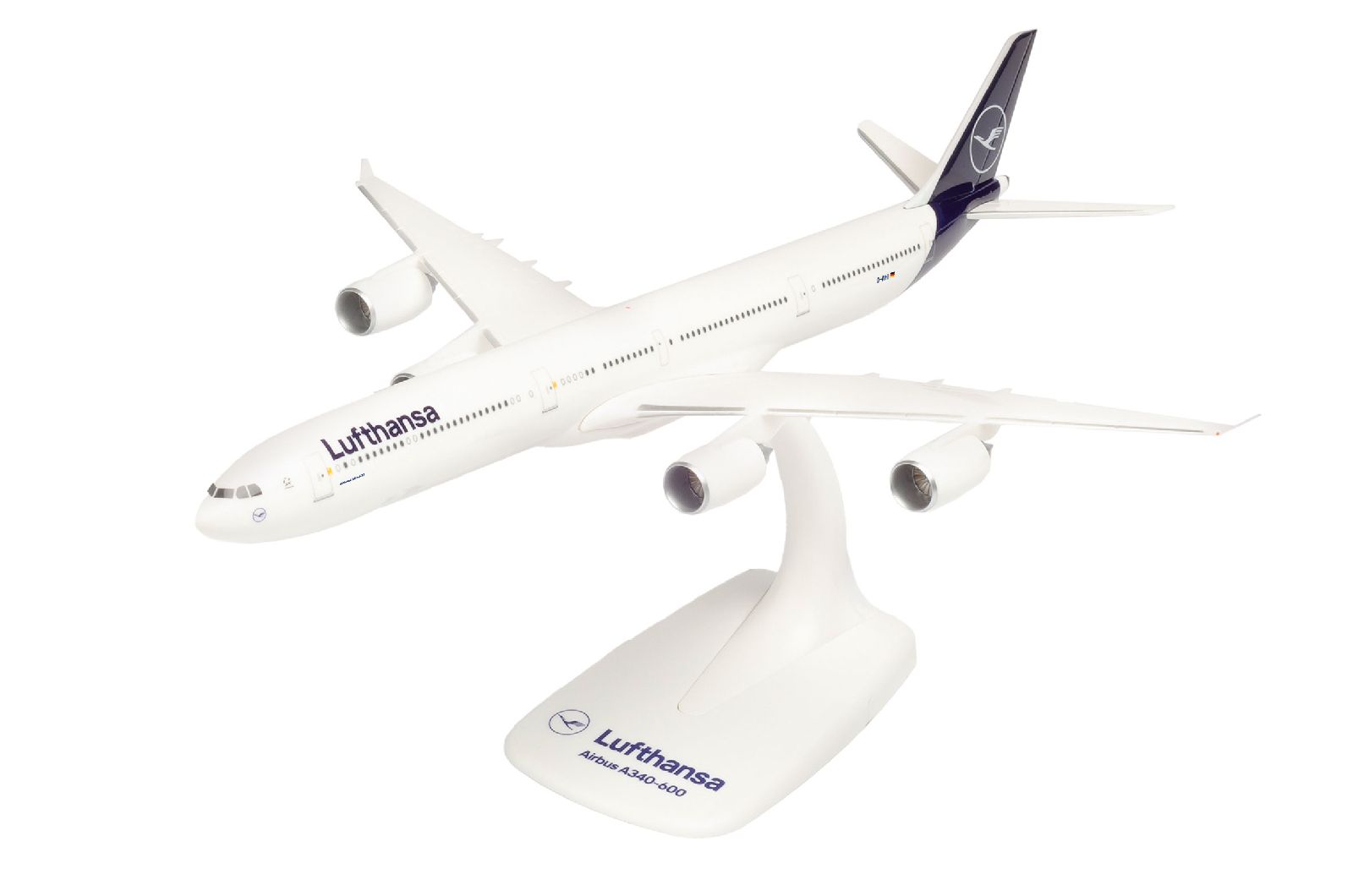 612616-001 Herpa SNAPFIT Lufthansa / ルフトハンザドイツ航空 A340-600 D-AIHI 1:250 完売しました。 Herpa SNAPFIT 1:250 Lufthansa / ルフトハンザドイツ航空 A340-600 プラスチック製