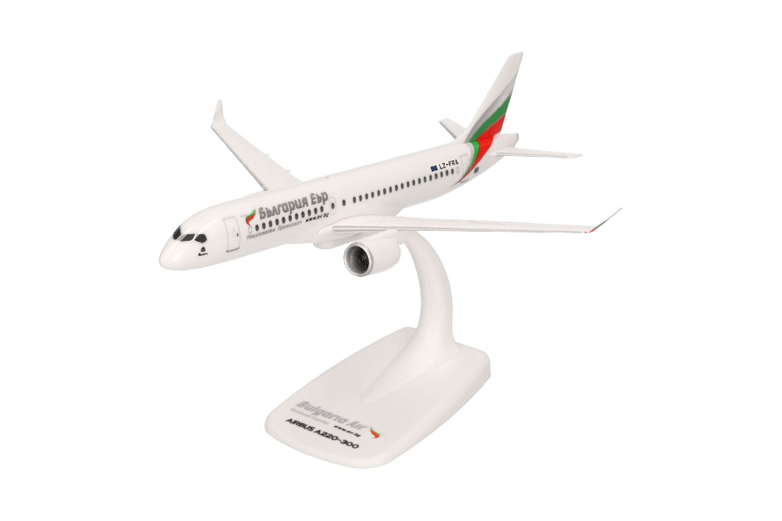 613811-001 Herpa SNAPFIT BULGARIA AIR / ブルガリア航空 A220-300 LZ-FRA 1:200 予約
