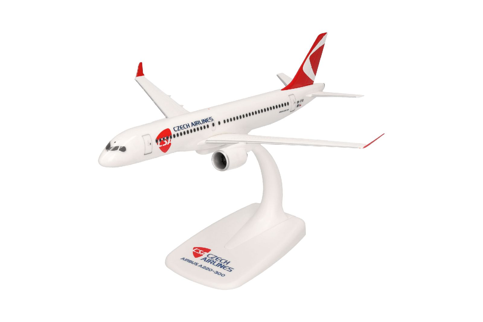 614733 Herpa SNAPFIT CSA Czechoslovak Airlines / チェコ航空 A220-300 OK-FYD 1:200 予約 Herpa SNAPFIT 1:200 CSA Czechoslovak Airlines / チェコ航空 A220-300 プラスチック製