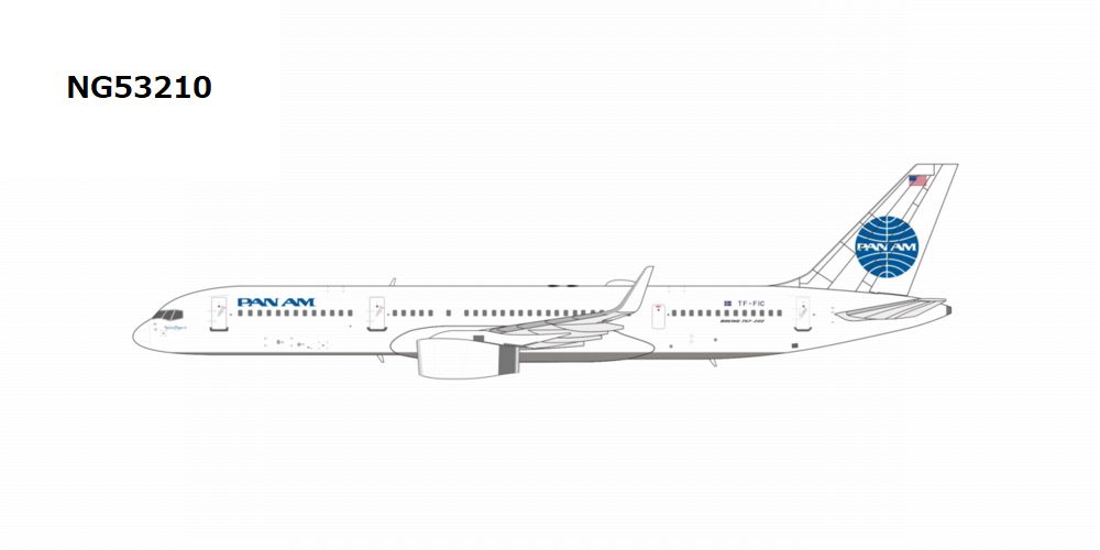 NG53210 NG MODELS Icelandair / アイスランド航空 Criterion Travel's Pan Am livery B757-200/w TF-FIC 1:400 お取り寄せ NG MODELS 1:400 Icelandair / アイスランド航空 757-200 亜鉛ダイキャスト製