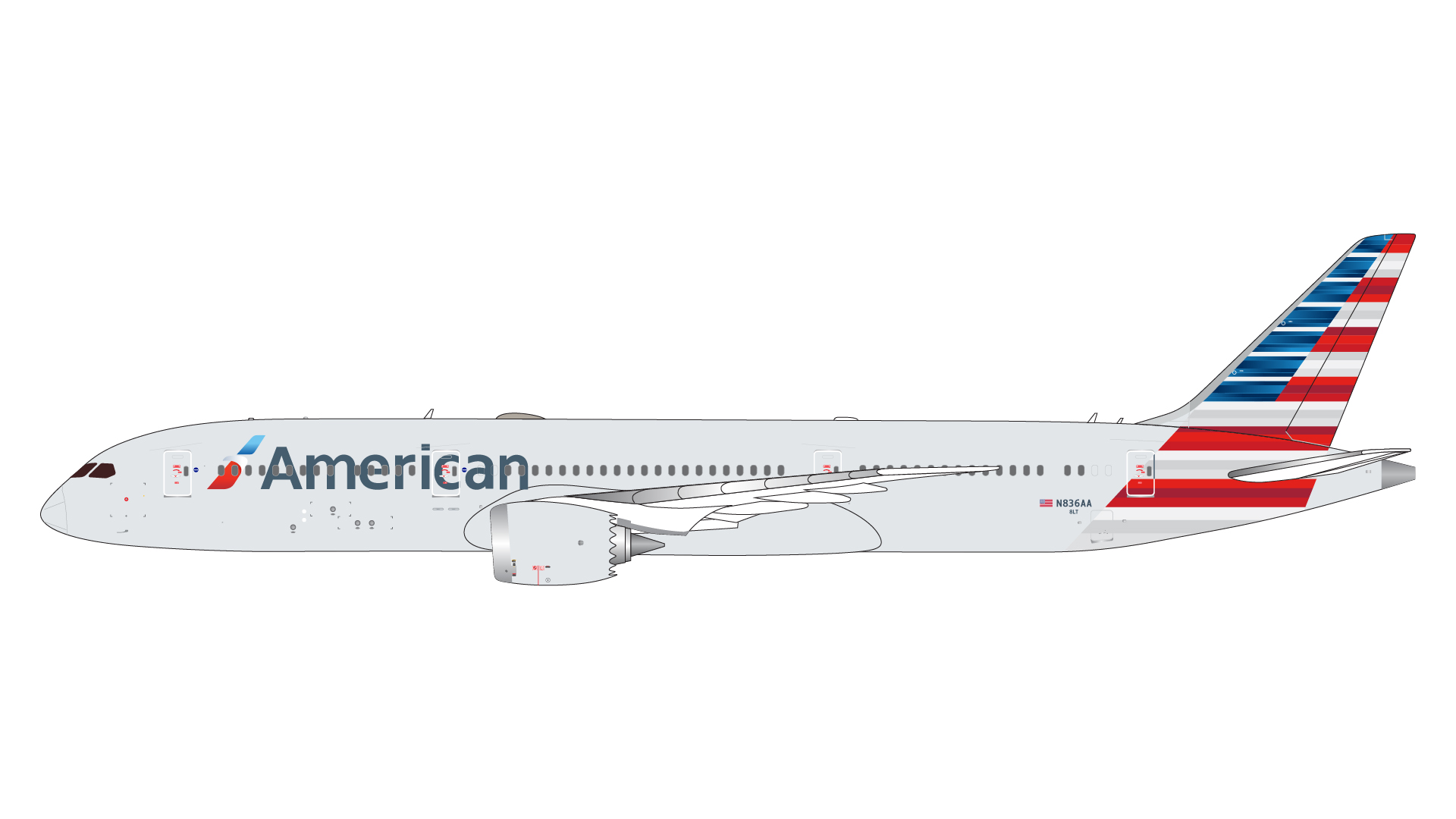 GJAAL2356 GEMINI JETS American Airlines / アメリカン航空 B787-9 N836AA 1:400 お取り寄せ GEMINI JETS 1:400 American Airlines / アメリカン航空 787-9 亜鉛ダイキャスト製