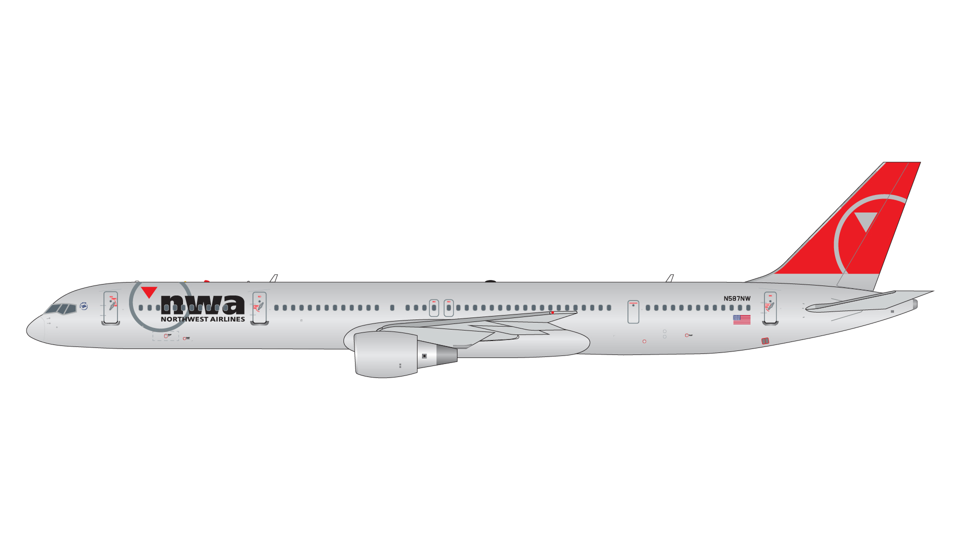 GJNWA2366 GEMINI JETS Northwest Airlines / ノースウエスト航空 