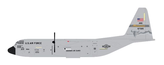 GMUSA151 GEMINI MACS U.S. Air Force / アメリカ空軍 C-130H 96-7325 モンタナ空軍州兵 1:400 お取り寄せ