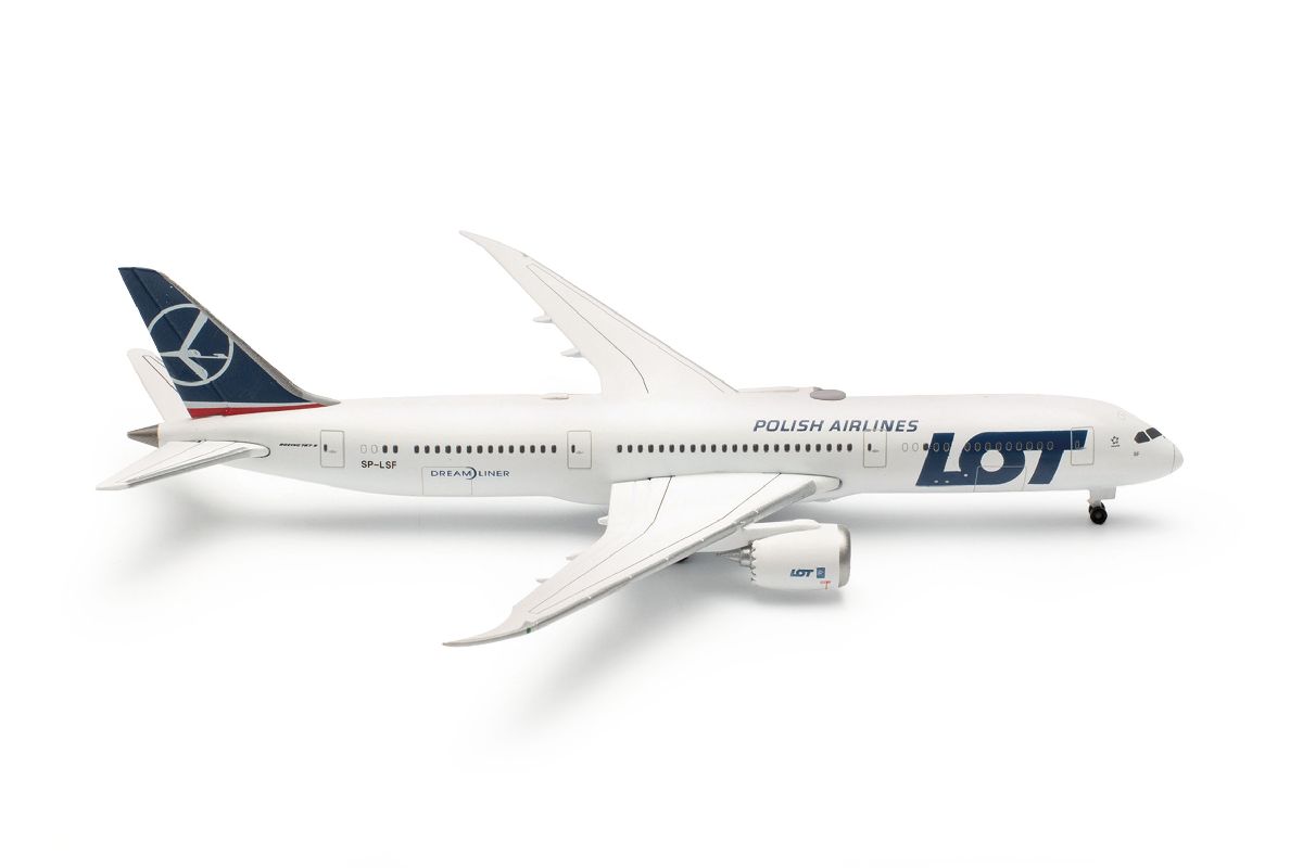 536646-001 Herpa LOT Polish Airlines / LOTポーランド航空 B787-9 P-LSF 1:500