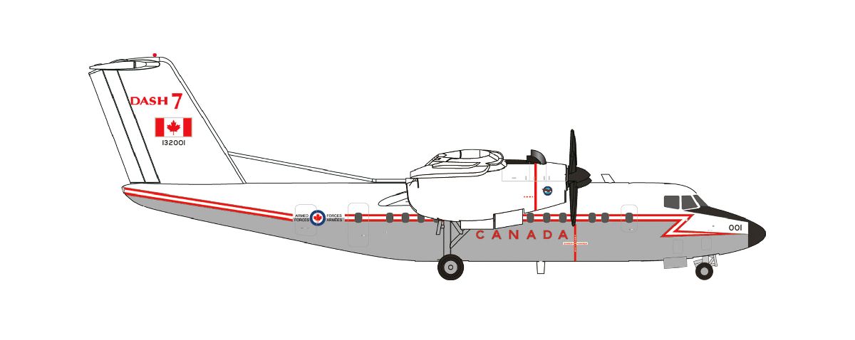 573856 Herpa Canadian Armed Forces / カナダ軍 CC-132 (DHC-7) 132001 ラール基地 第412輸送飛行隊 1:200 完売しました