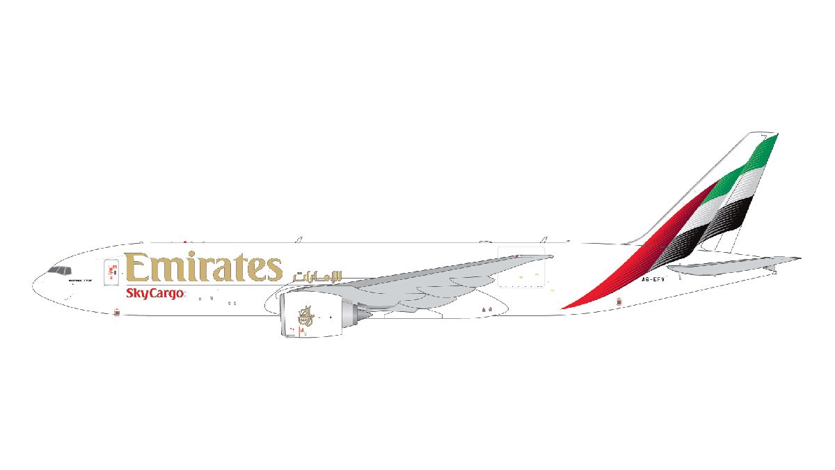GJUAE2381 GEMINI JETS Emirates SkyCargo / エミレーツ・スカイカーゴ new livery B777-200LRF A6-EFV 1:400